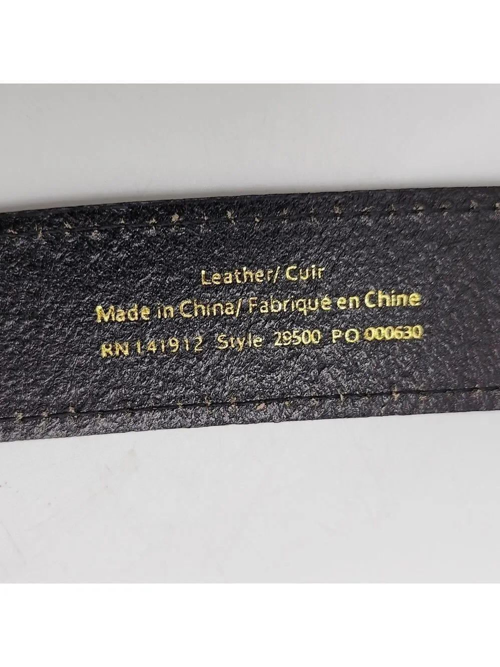 Noble Outfitters Double Belt Black Leather Belt Silver Buckels NWOT Sz XL